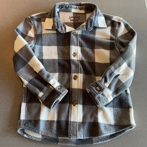 Boys Fleece Button Down